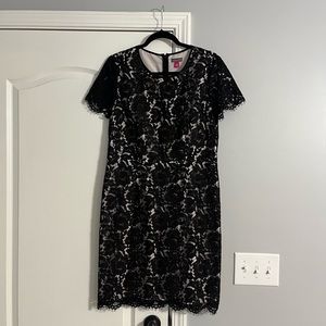 Vince Camuto Black Lace Dress